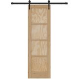  Klizna vrata ORKDAL 61 x 198,5 cm Masivna borovina Prirodna | shoptok.hr