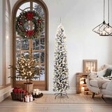 vidaXL Mršavo božićno drvce Zelena 48 x 48 x 180 cm Plastika i metal | shoptok.hr