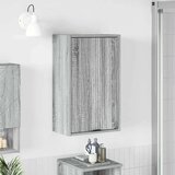 vidaXL kopalniška omarica z vrati siva sonoma 39 x 23.5 x 65 cm | Shoptok.si