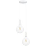  visilica na lanku MIROS 2xE27/60W/230V okrugao beo | Eponuda.com