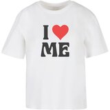 Mister Tee Women's T-shirt I Love Me Classic white Cene