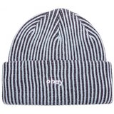 Obey Bowery 2 tone rib beanie Plava | shoptok.hr