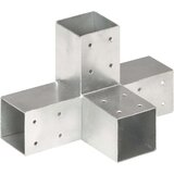 vidaXL spojnik za stupove u x-obliku od pocinčanog metala 71 x 71 mm cijene