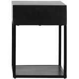  Noćni ormarić DKD Home Decor zlatan 35 x 40 x 55 cm Crna Metal Drvo | shoptok.hr