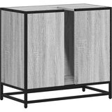 vidaXL Kupaonski ormarić za umivaonik sivi Sonoma 65x33x60 cm | shoptok.hr