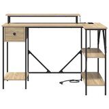  Stol Sonoma hrast 120 x 79 x 86,5 cm Konstruirano drvo | shoptok.hr