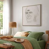  Slika - Frida Kahlo – Portrait of Nacho Aguirre 60x60 U prirodnom drvenom okviru | shoptok.hr