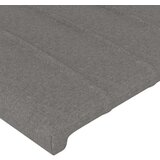  Uzglavlje tamnosivo 83 x 16 x 118/128 cm od tkanine | shoptok.hr