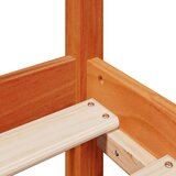 vidaXL Krevet s regalom za knjige bez madraca 150x200 cm masivno drvo | shoptok.hr