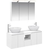  Set ormarića za kupaonicu 4 kom. Bijela Konstruirano drvo | shoptok.hr