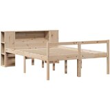  Posteljni okvir brez vzmetnice 135x190 cm trdna borovina, (21607212) | Shoptok.si