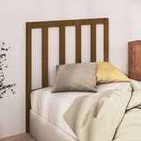  Posteljno vzglavje medeno rjavo 106x4x100 cm trdna borovina, (20644067) | Shoptok.si