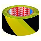 Tesa Lepilni trak Tesa, 33 mm x 50 m, za označevanje, črno rumen Cene