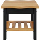  Bocni stol EKAI Crna 50 x 50 x 45,5 cm Masivna borovina | shoptok.hr