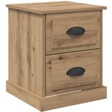  Nočna omarica s predalom 2 pcs artisan hrast 39 x 39 x 47.5 cm | Shoptok.si