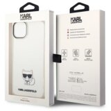 Karl Lagerfeld kLHCP14MCTTR zaščita ovitek za iphone 14 plus 6.7 prozoren - choupette logo | Shoptok.si