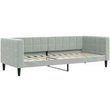  Dnevni krevet na razvlačenje svjetlosivi 80 x 200 cm baršunasti | shoptok.hr