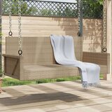 vidaXL Gugalna klop bež 119x56x48 cm poli ratan | Shoptok.si