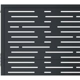  Vrtna vrata antracit 100x125 cm čelična četvrtasti dizajn | shoptok.hr