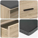  Haldna klop z blazino s predalom Sonoma hrast 100 x 38 x 46 cm, (5000155637) | Shoptok.si