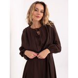 RUE PARIS Dress-MI-SK-27580.02-dark brown | shoptok.hr
