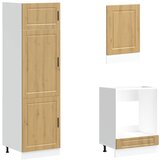 7-dijelni set kuhinjskih ormarića Kalmar konstruiranog drva | shoptok.hr