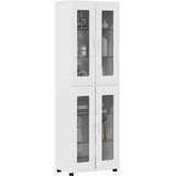 Highboard s policom FLORIN Visoki sjaj bijela 60 x 35 x 182 cm | shoptok.hr