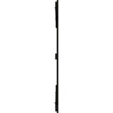  Zidno uzglavlje crni 204x3x110 cm od masivne borovine | shoptok.hr