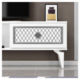 Hanah home tv polica herry white silver