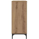 vidaXL Strani šal artisan hrast 89.5 x 33 x 82 cm Konstruiran les | Shoptok.si