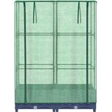  Povišena gredica s pokrovom za staklenik 80 x 40 x 123 cm | Eponuda.com