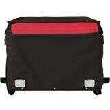 Prikolica za bicikl crno-crvena 45 kg željezna | shoptok.hr