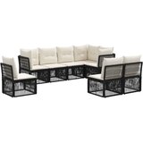  Sjedeća garnitura za vrt 8 kom. Crna poliratan 62 x 62 x 70 cm | shoptok.hr