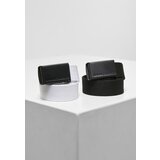 Urban Classics Kids Canvas belt Kids 2-Pack black+white Cijene