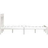  Za krevet od masivne borovine bijeli 200 x 200 cm | shoptok.hr