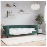 vidaXL Raztegljiva postelja temno zelena 80x200 cm žamet Cene