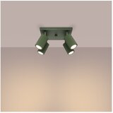 Nice Lamps Zelena stropna svjetiljka 25x25 cm Gleam – | shoptok.hr