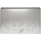  Vrtna saksija Srebrna 80 x 20 x 49 cm Nehrđajući čelik | shoptok.hr