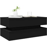  Stolić za kavu s LED svjetlima crni 90 x 50 x 40 cm | shoptok.hr