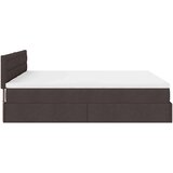 vidaXL Okvir kreveta s madracima tamnosmeđi 200x200cm tkanine | shoptok.hr