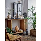 Bloomingville Stranska mizica s kovinsko mizno ploščo v naravni barvi 40x110 cm Riva – | Shoptok.si
