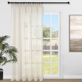 TOPFINEL 300 × 240 cm Polprosojna zavesa z nabiralnim trakom | Shoptok.si