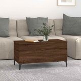  Stolić za kavu boja hrasta 90 x 44,5 x 45 cm konstruirano drvo | shoptok.hr