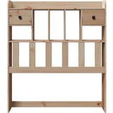 vidaXL Vzglavje s prostorom za shranjevanje 100 cm trdna borovina | Shoptok.si