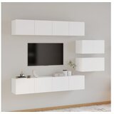  6-dijelni set TV ormarića bijeli od konstruiranog drva | shoptok.hr