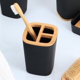 Tendance držač četkice za zube, ABS/bambus crna | shoptok.hr