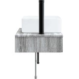  Zidni sudoper Siva Sonoma 53 x 35 x 39 cm Konstruirano drvo | Eponuda.ba