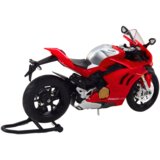 Metalni motor za igru sa zvučnim i svjetlosnim efektima 1:12 - crveno/bijeli | shoptok.hr