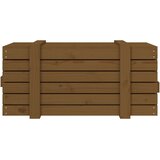  Kutija za pohranu boja meda 91x40,5x42 cm od masivne borovine | shoptok.hr