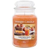 Yankee Candle Farm Fresh Peach mirisna svijeća 623 g | shoptok.hr